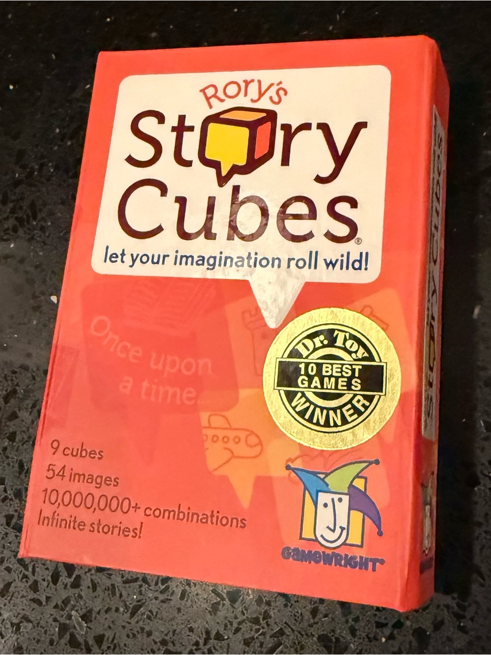 Rory’s Story Cubes Original + Actionable + ThinkFun Math Dice Educational Games